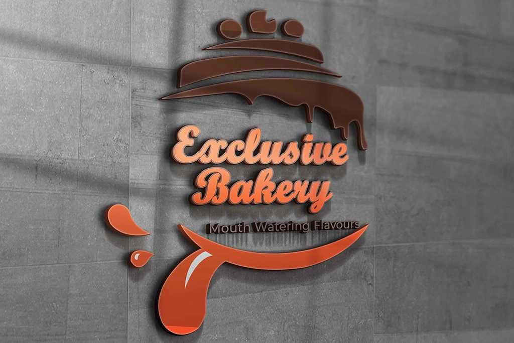 Exclusive Bakery logo and brand identity